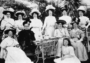 Women at afternoon tea